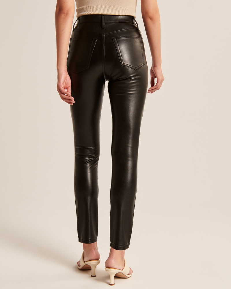Women's Vegan Leather Skinny Pant | Women's Clearance