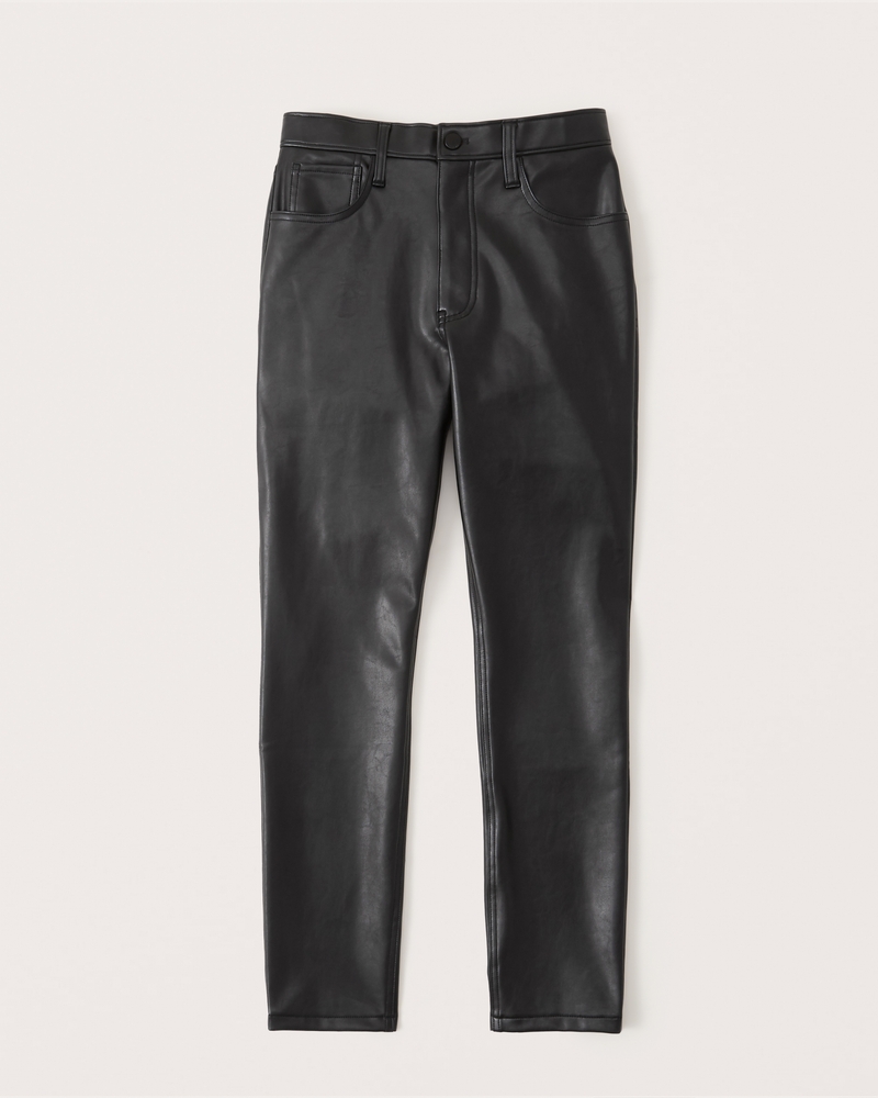 Women's Vegan Leather Skinny Pant | Women's Bottoms | Abercrombie.com