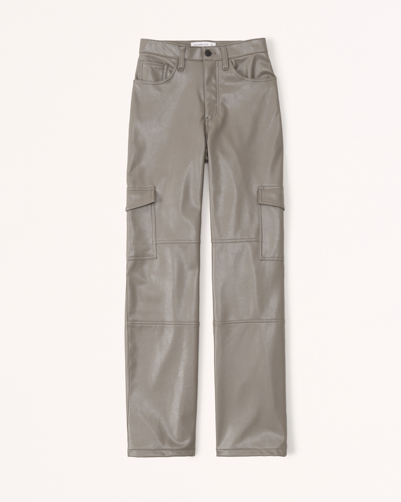 Vegan Leather Cargo 90s Relaxed Pant