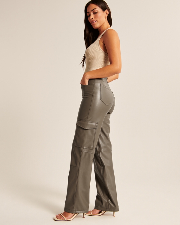 curve love vegan leather cargo