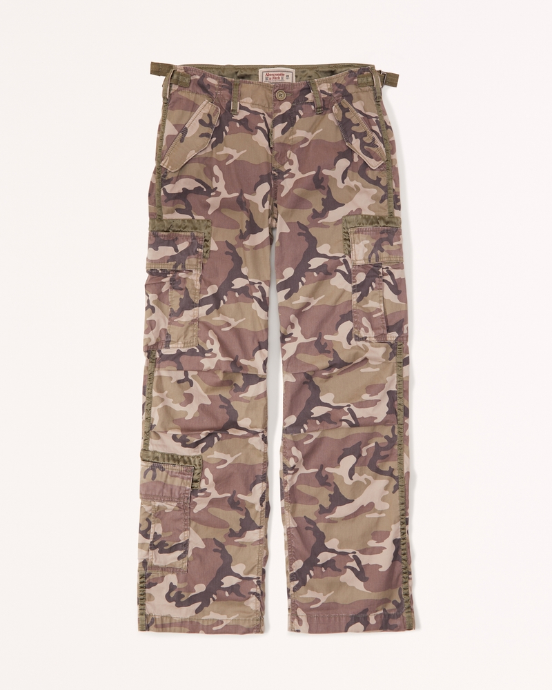 American Vintage Camouflage Cargo Pants for Men