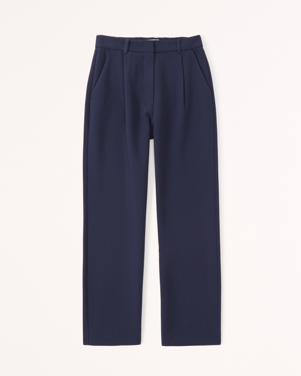 Tailored Straight Pant, Navy