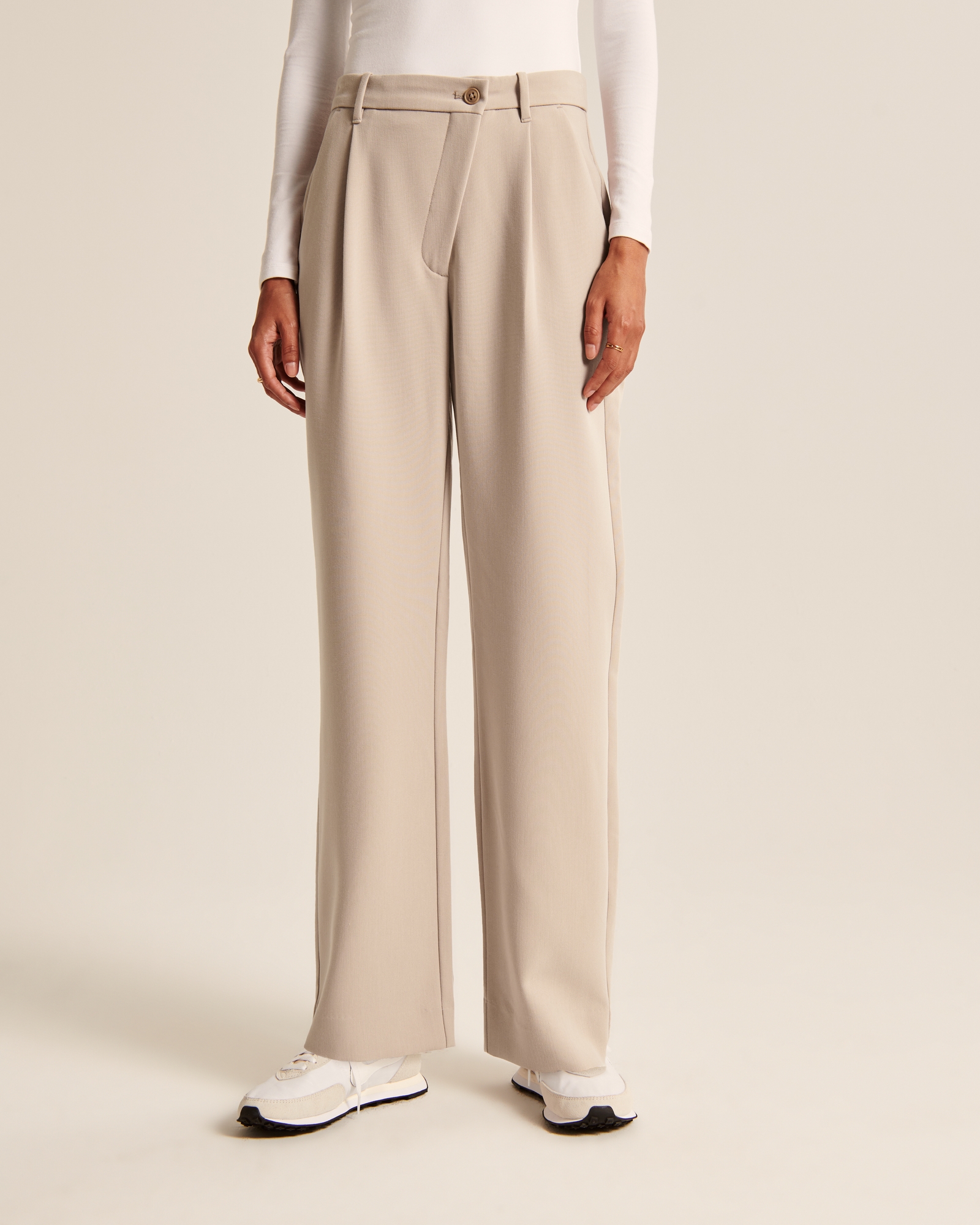 Tailored Relaxed Straight Pant