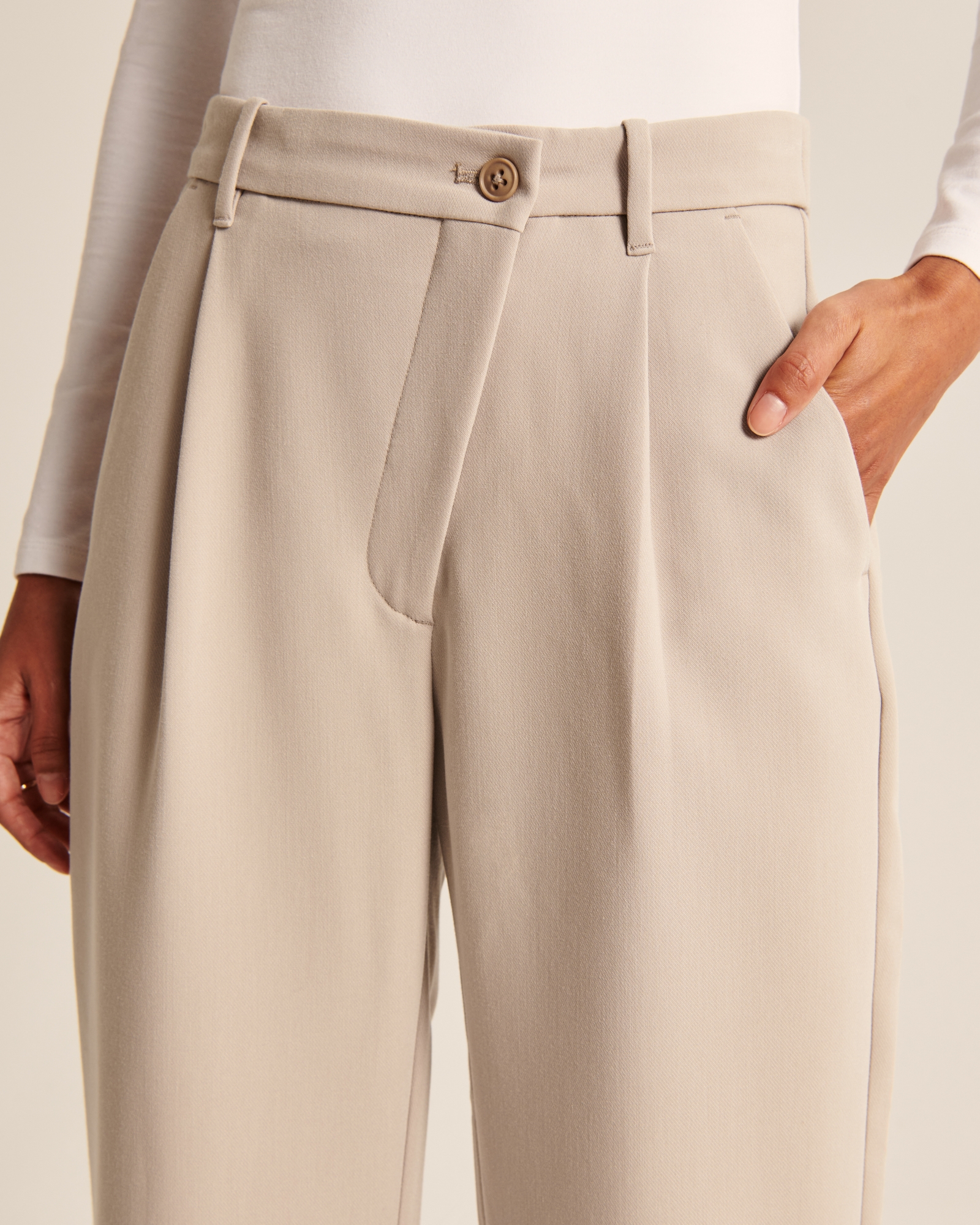 Tailored Relaxed Straight Pant
