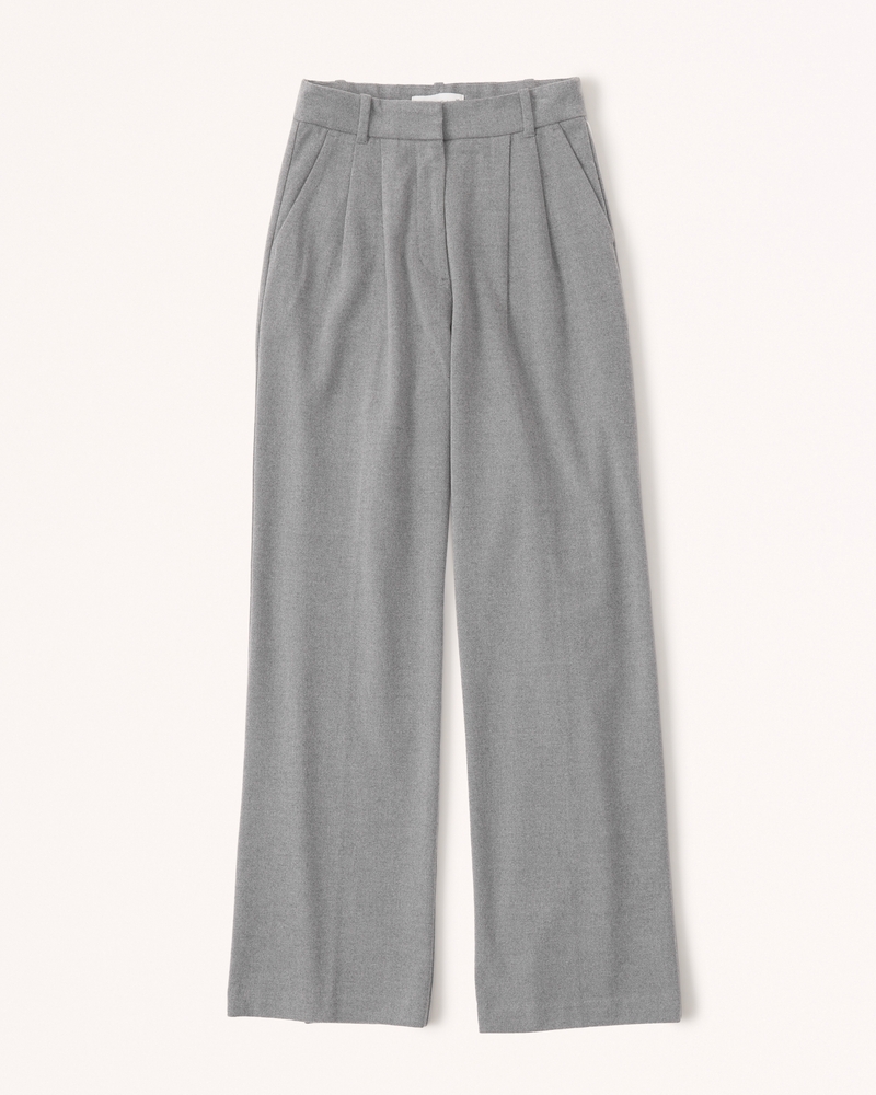 abercrombie linen wide leg pants