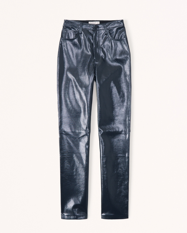 Women's Patent Leather 90s Straight Pant | Women's Sale | Abercrombie.com