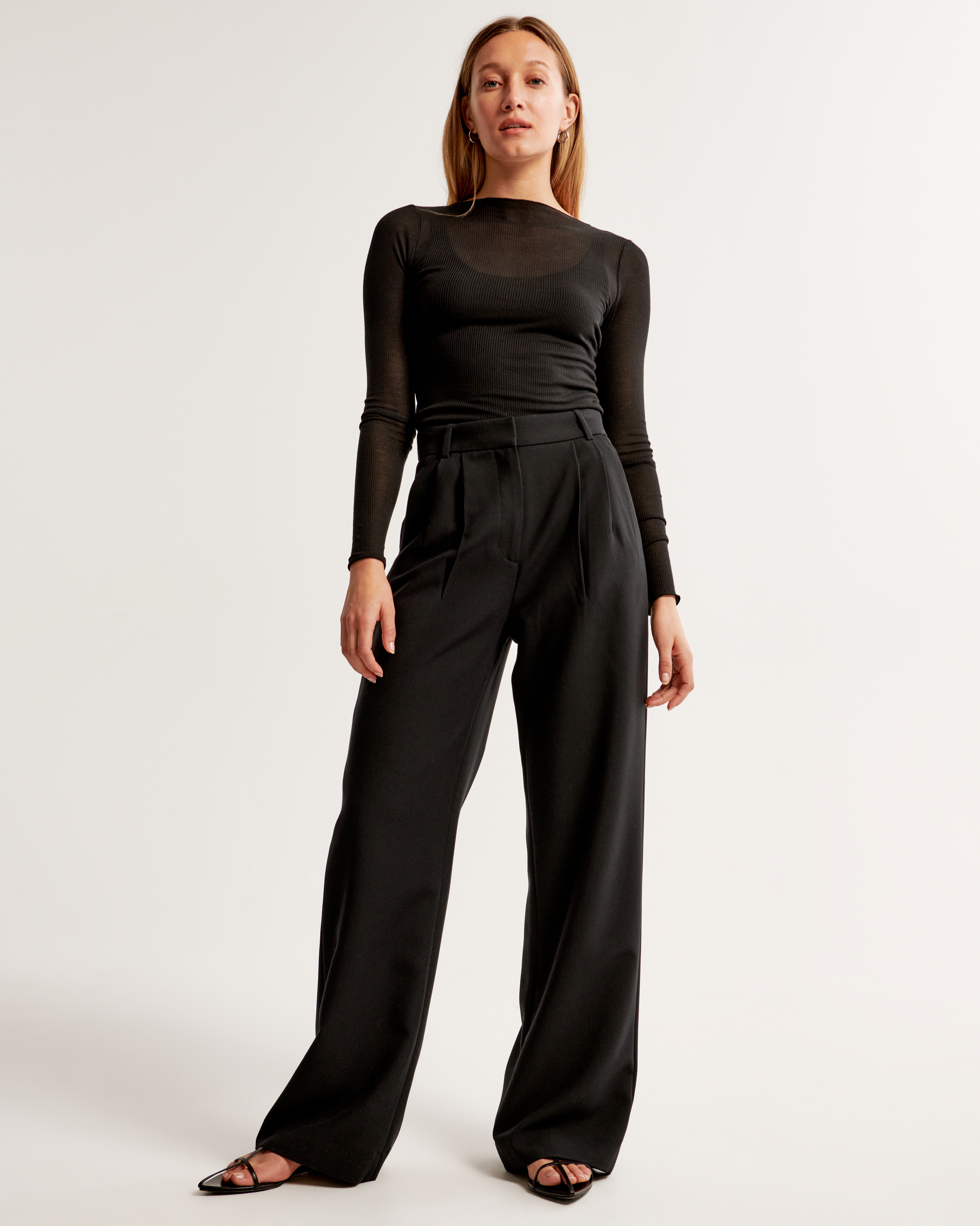 Cropped wide leg pants abercrombie hotsell