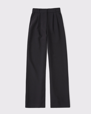 Women s A F Sloane Tailored Wide Leg Pant Women s Bottoms Abercrombie