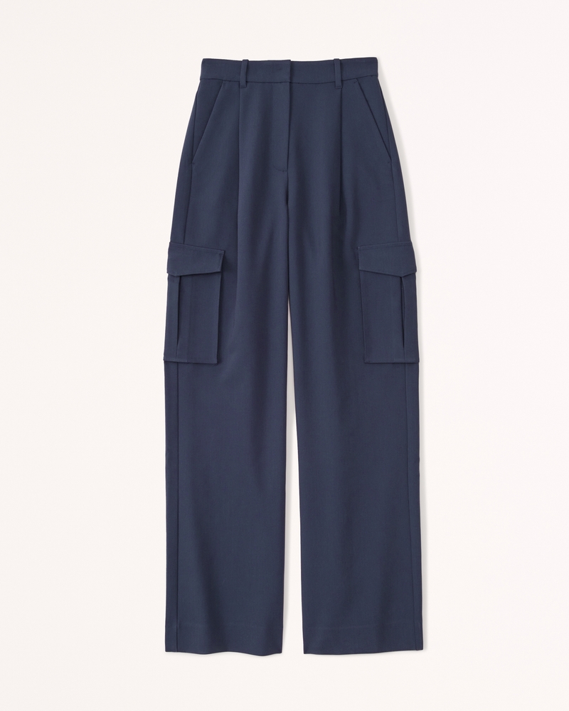 a&f sloane satin tailored pant