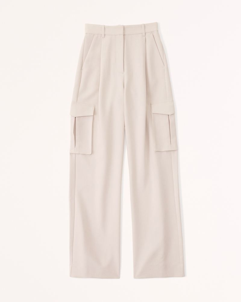 Women's A&F Sloane Tailored Cargo Pant Women's Clearance