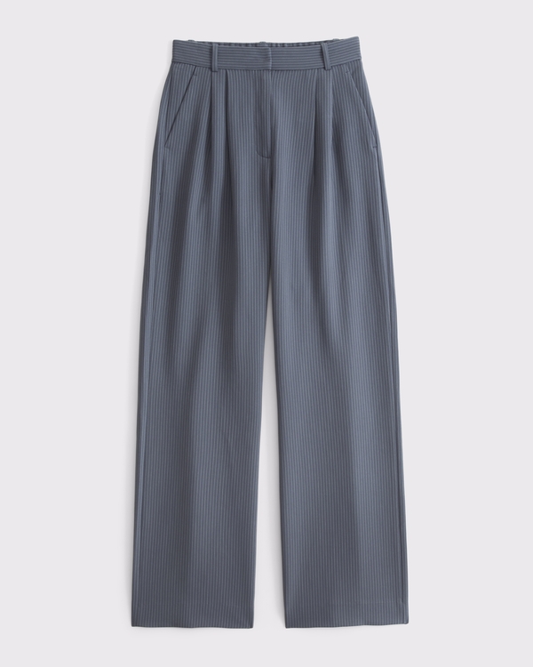 Abercrombie & Fitch A&F Sloane Tailored Wide Leg Pant