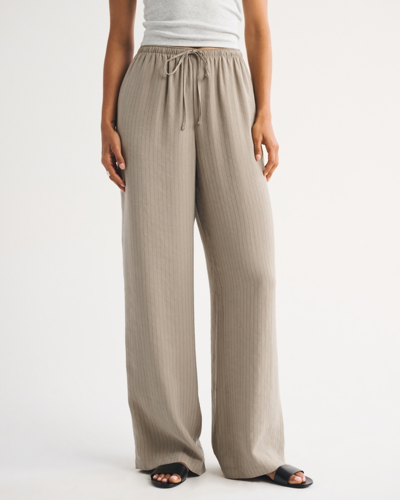 A&F Gemma Suiting Wide Leg Pull-On Pant - thumbnail 5