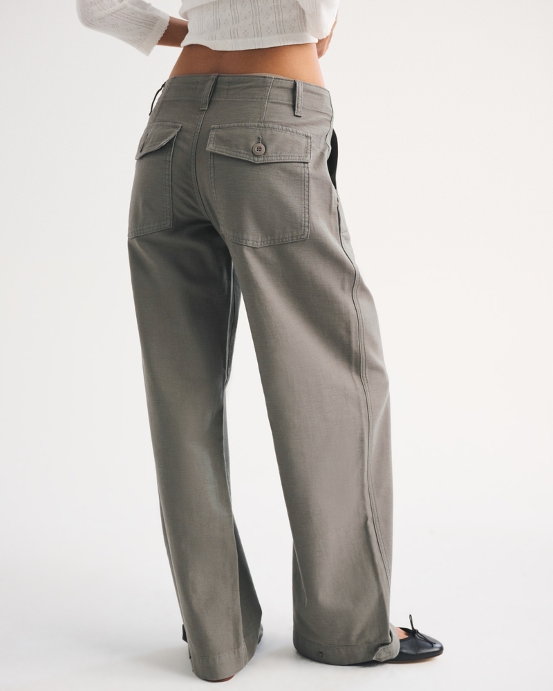 100% Cotton Low Rise Ultra Loose Weekender Pant - thumbnail 10