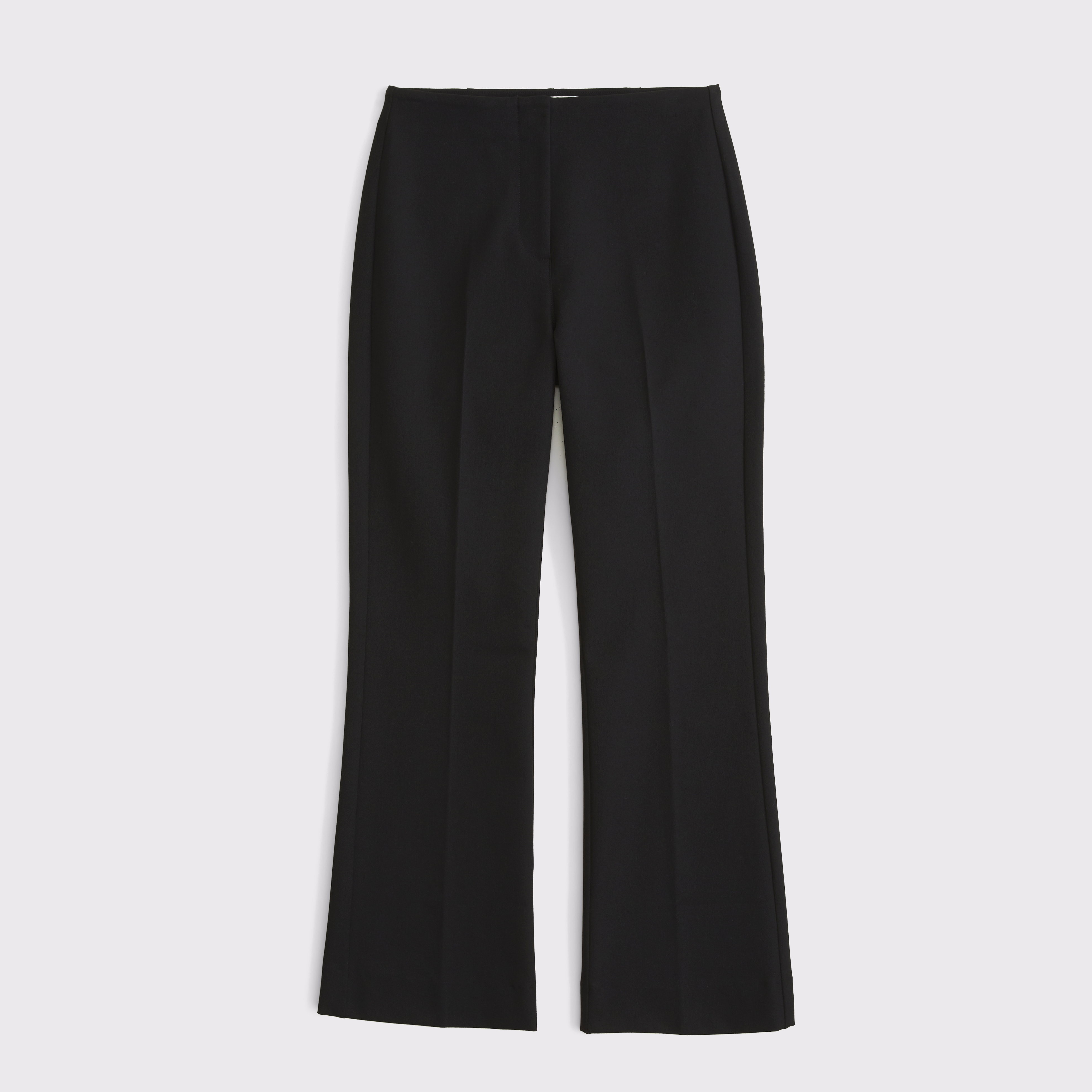 Женские брюки Abercrombie & Fitch Curve Love A&F Forme Kick Flare Pant, цвет: Чёрный — фото 1