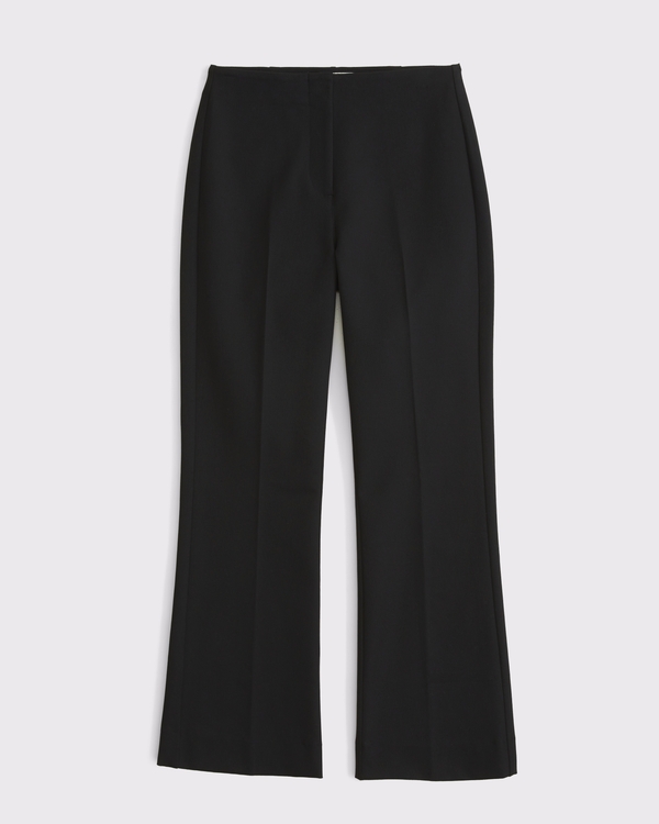 Curve Love A&F Forme Kick Flare Pant, Black view 1