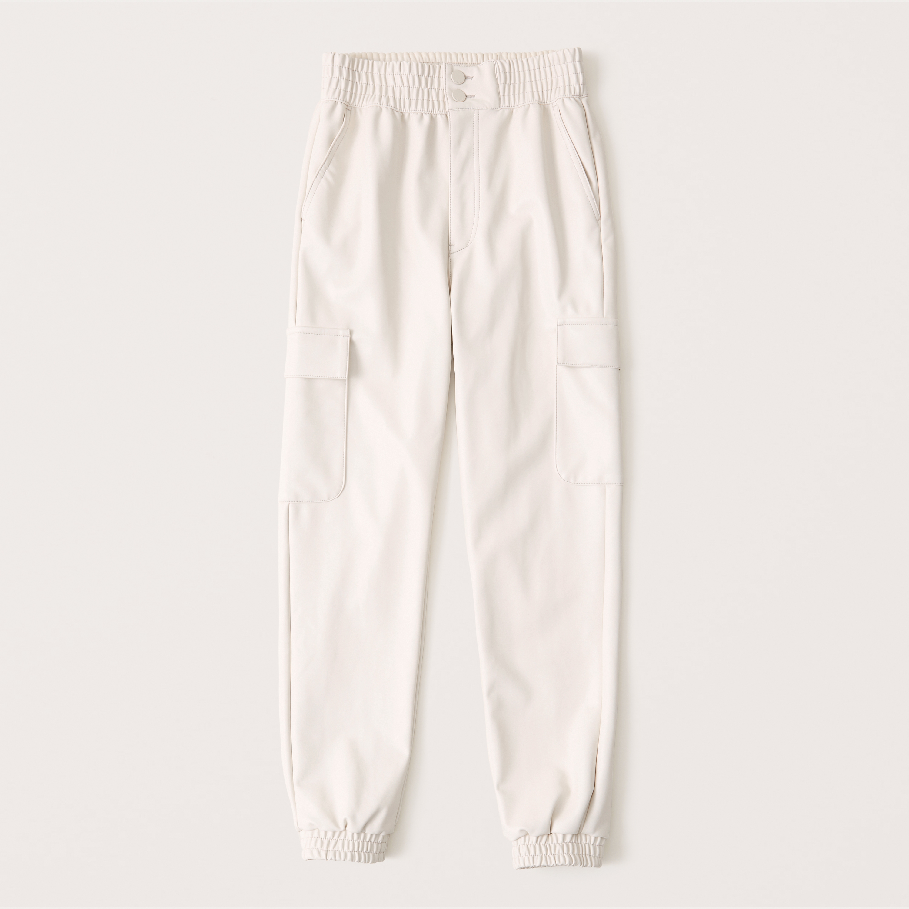 abercrombie leather joggers