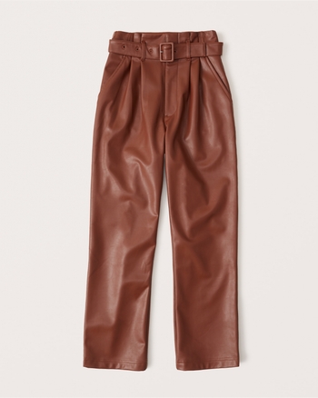 abercrombie vegan leather pants