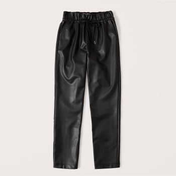 abercrombie vegan leather pants