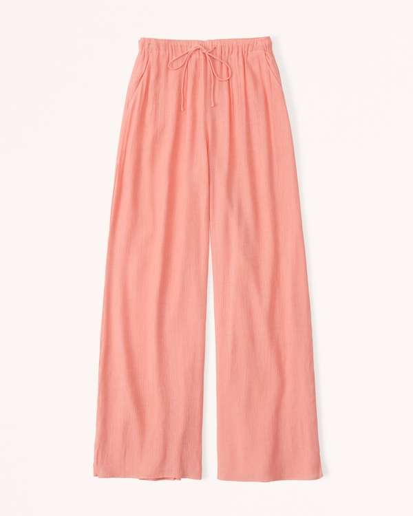 Women's Wide Leg Pants Abercrombie & Fitch