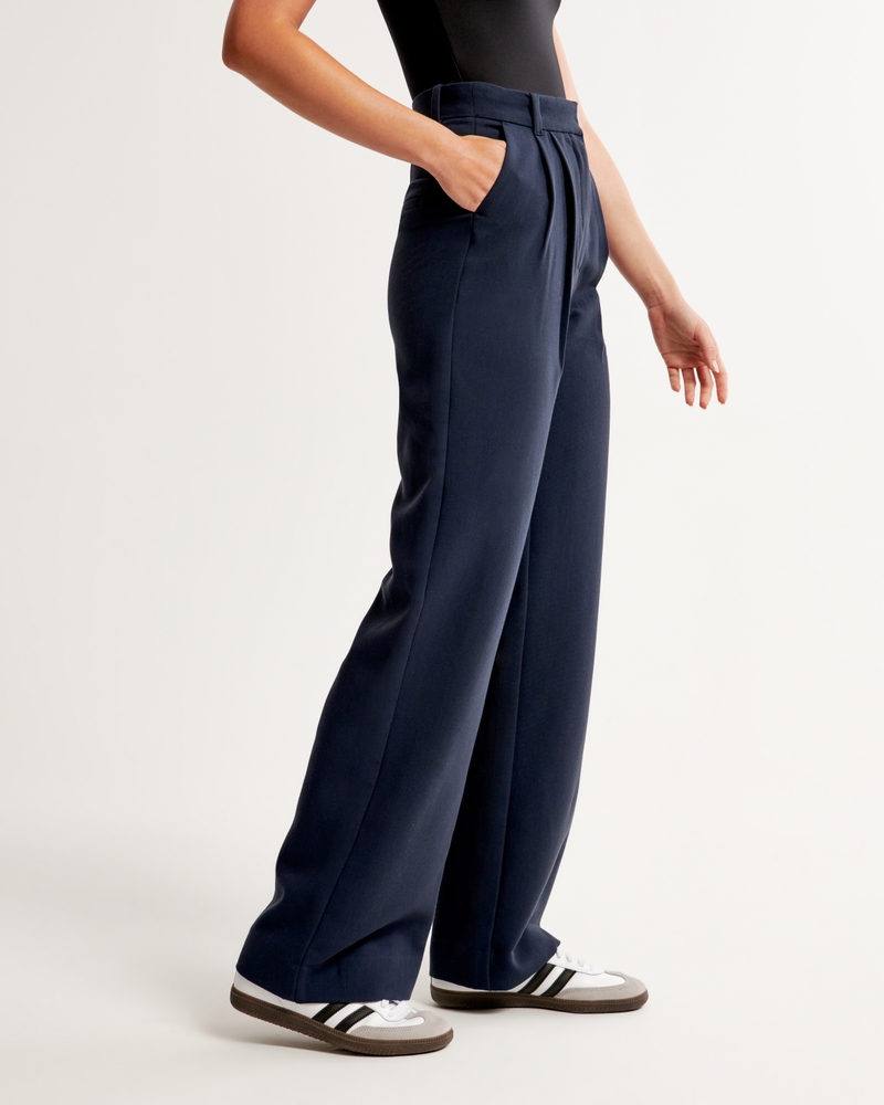NEW New York & Company Size 14 Average Navy Blue Dress Pants Womens Slacks