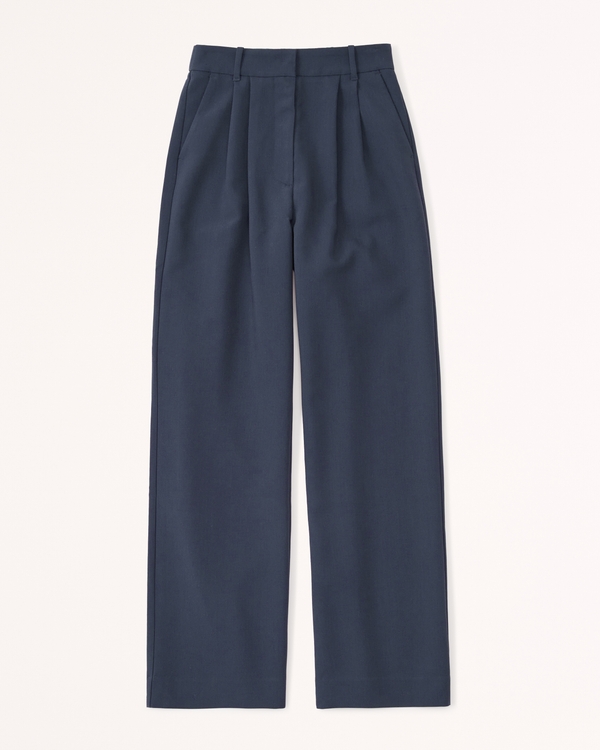 A&F Sloane Tailored Pant, Navy