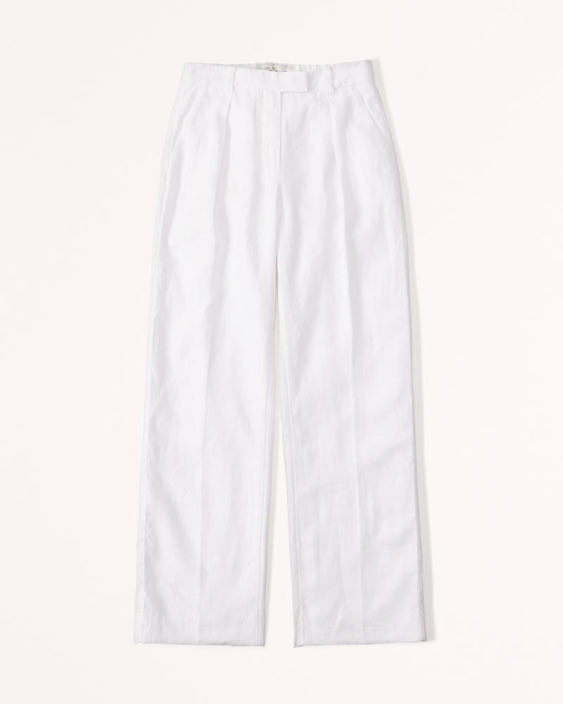 Women's Premium Linen Tailored Pant Women's Bottoms