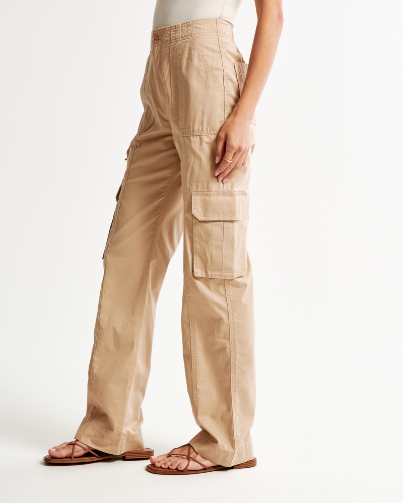 Abercrombie & Fitch Relaxed Utility Pants Tan Size 26 - $60 (25