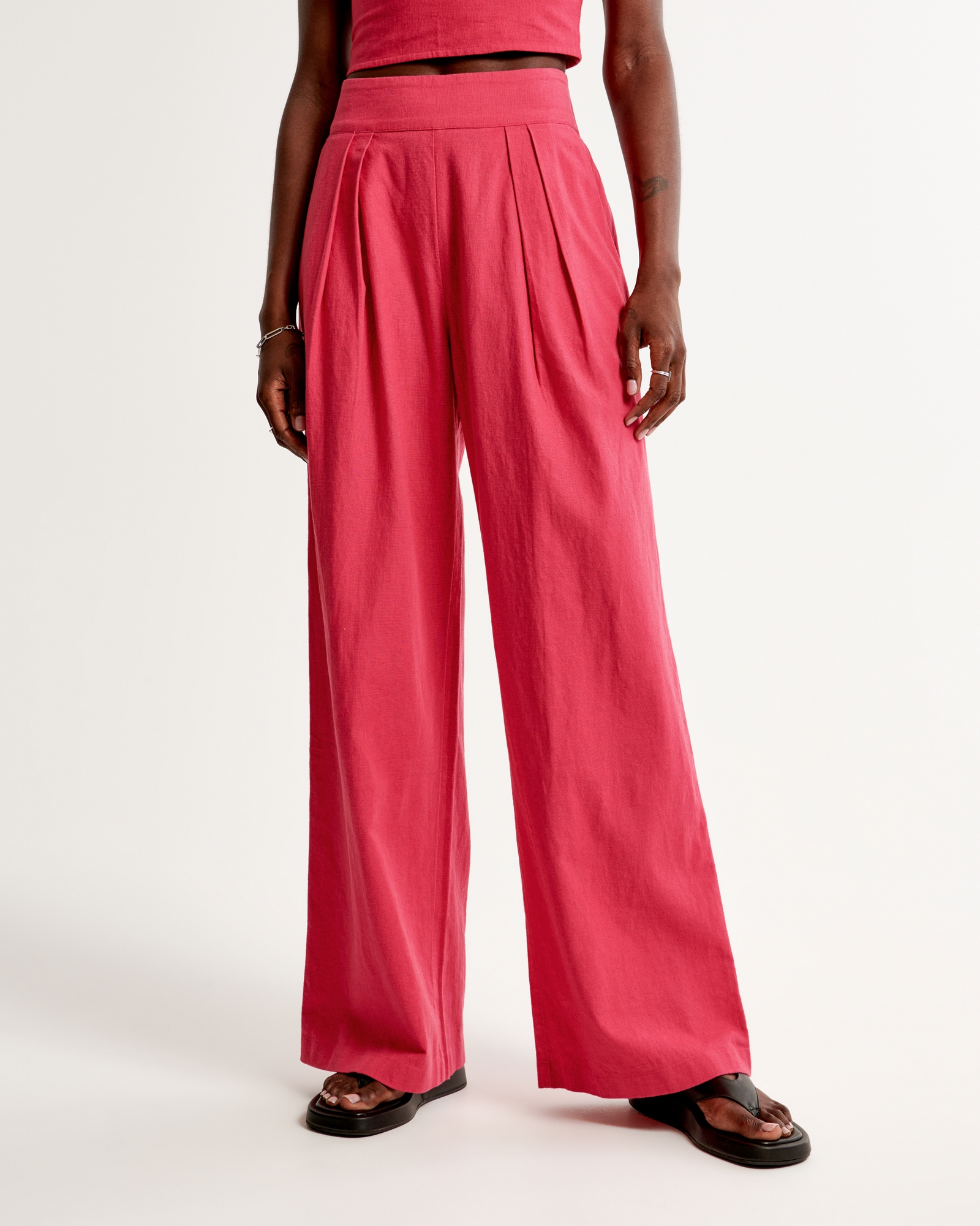 VEKDONE Under 100 Dollars Wide Leg Linen Pants for Women Overstock Items  Clearance All Prime