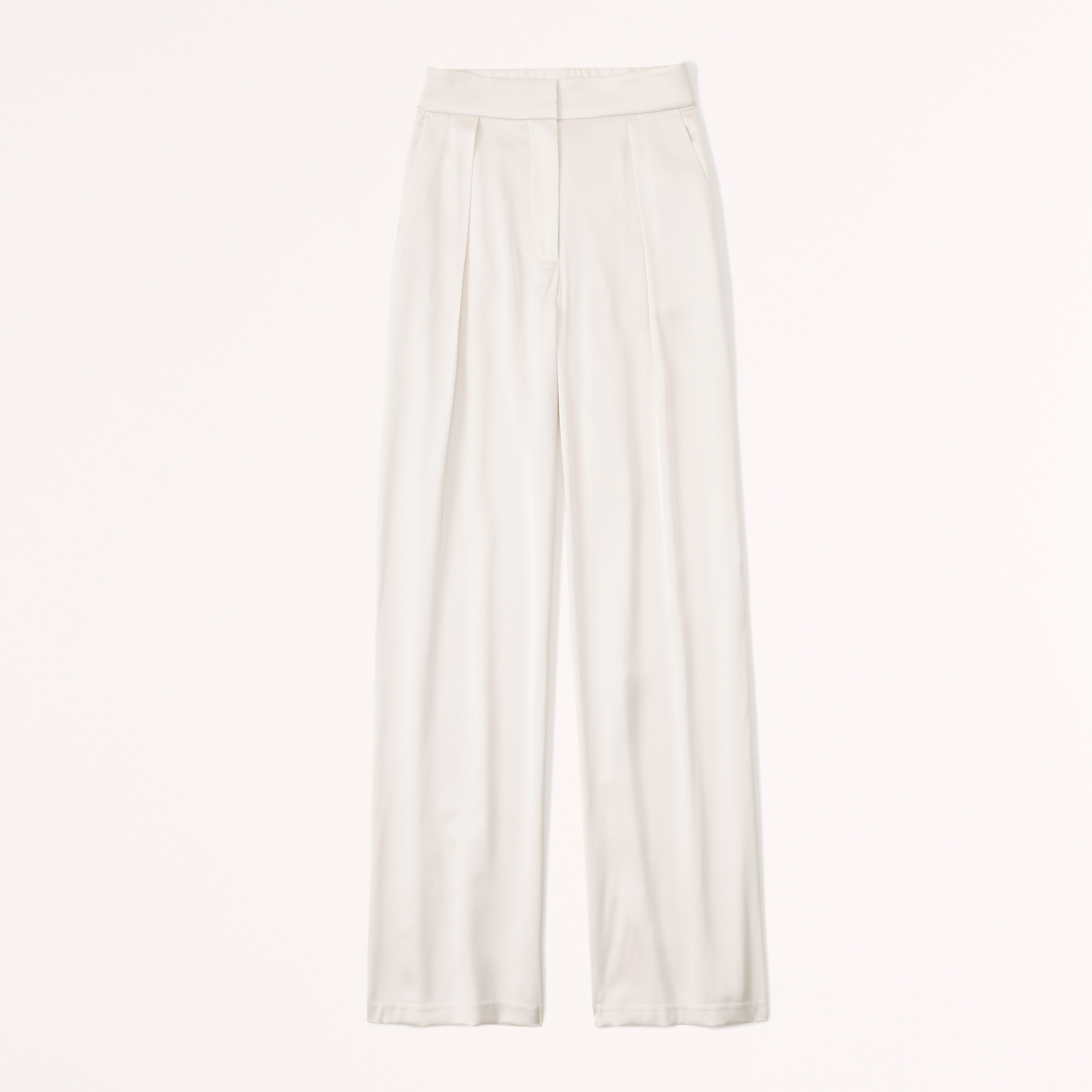 Satin Tailored Wide Leg Pant