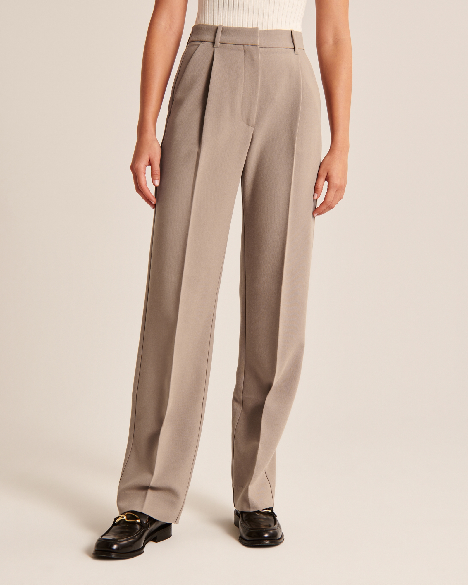 Tailored Relaxed Straight Pant