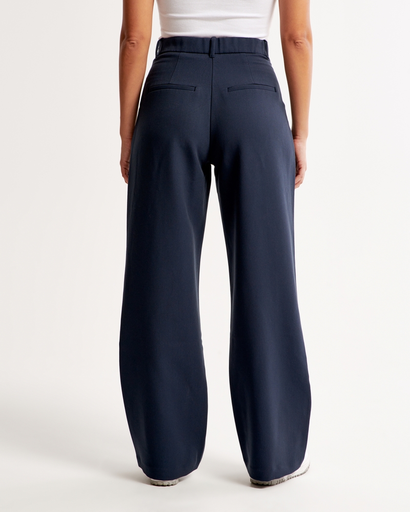 Louis Vuitton Draped Relaxed Pants Metal Grey. Size 36