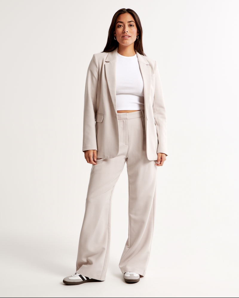 Curve Love A&F Sloane Tailored Pant