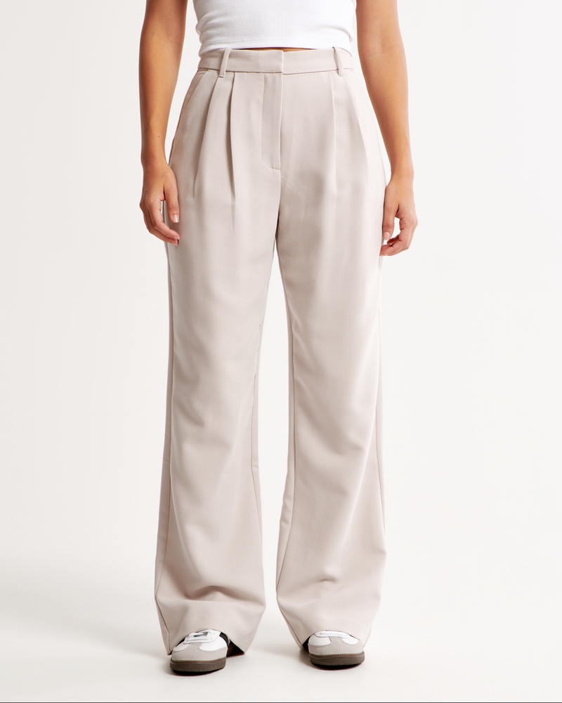 Curve Love A&F Sloane Tailored Pant