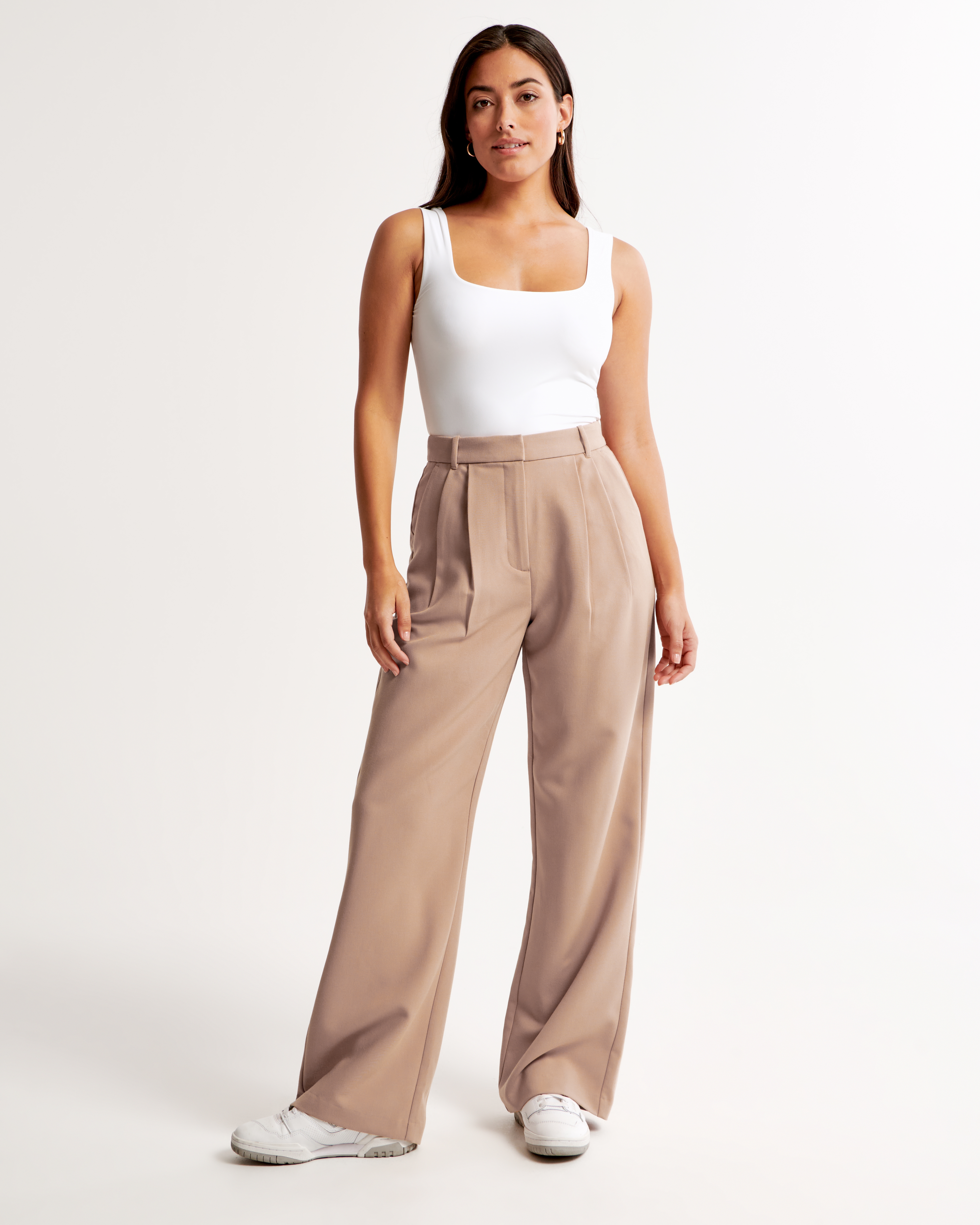 Women's Curve Love A&F Sloane Tailored Pant | Women's Clearance