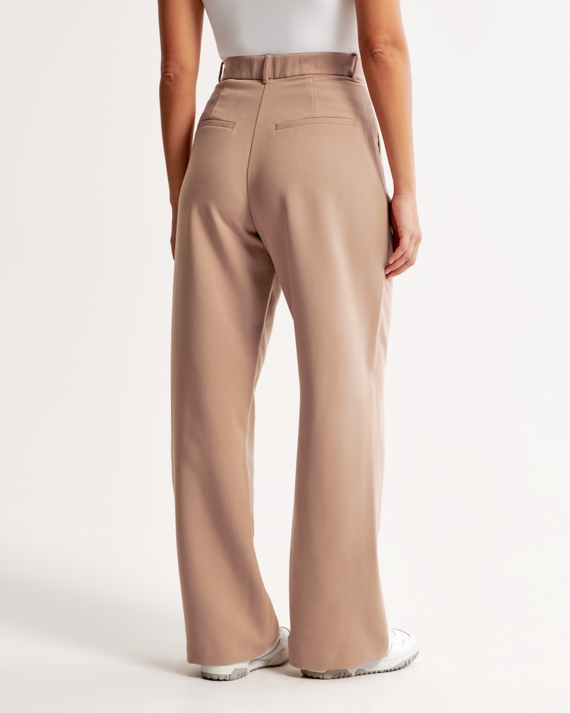 Pantalón A&F Sloane con corte de sastre Curve Love
