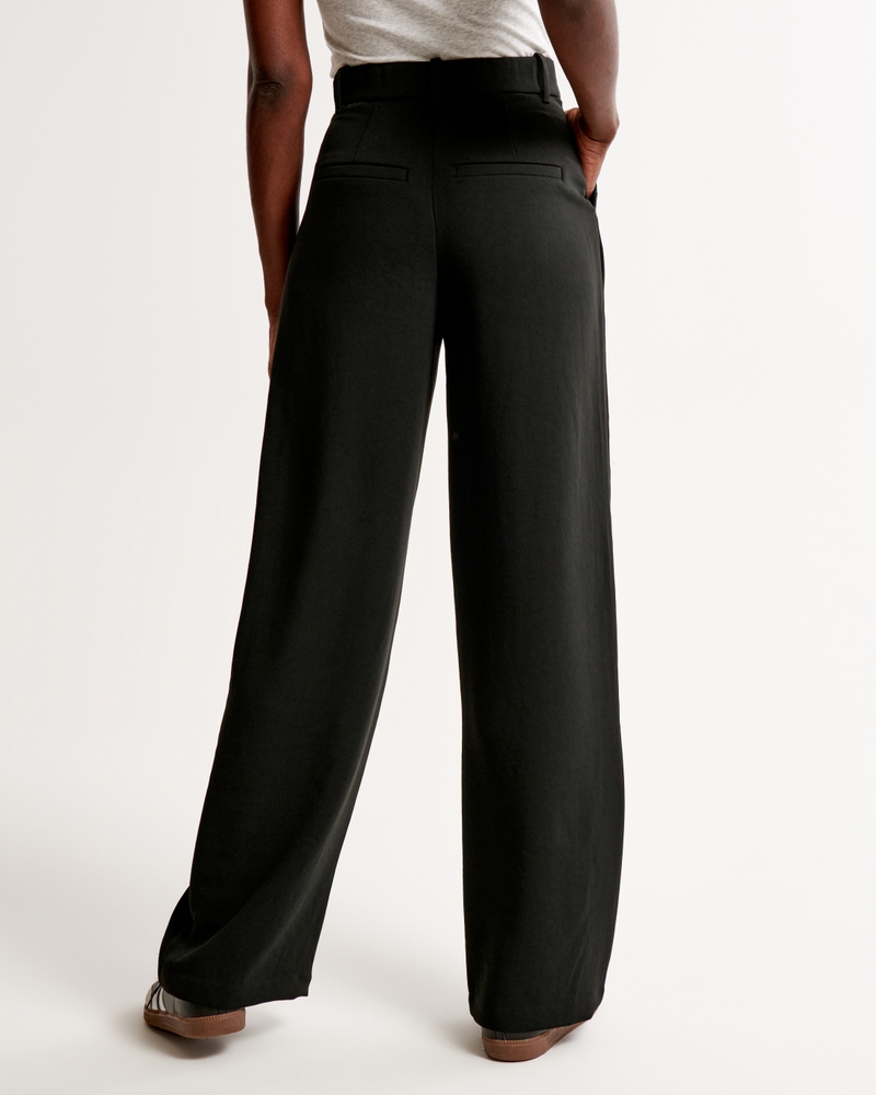 Women's A&F Sloane Tailored Premium Crepe Pant