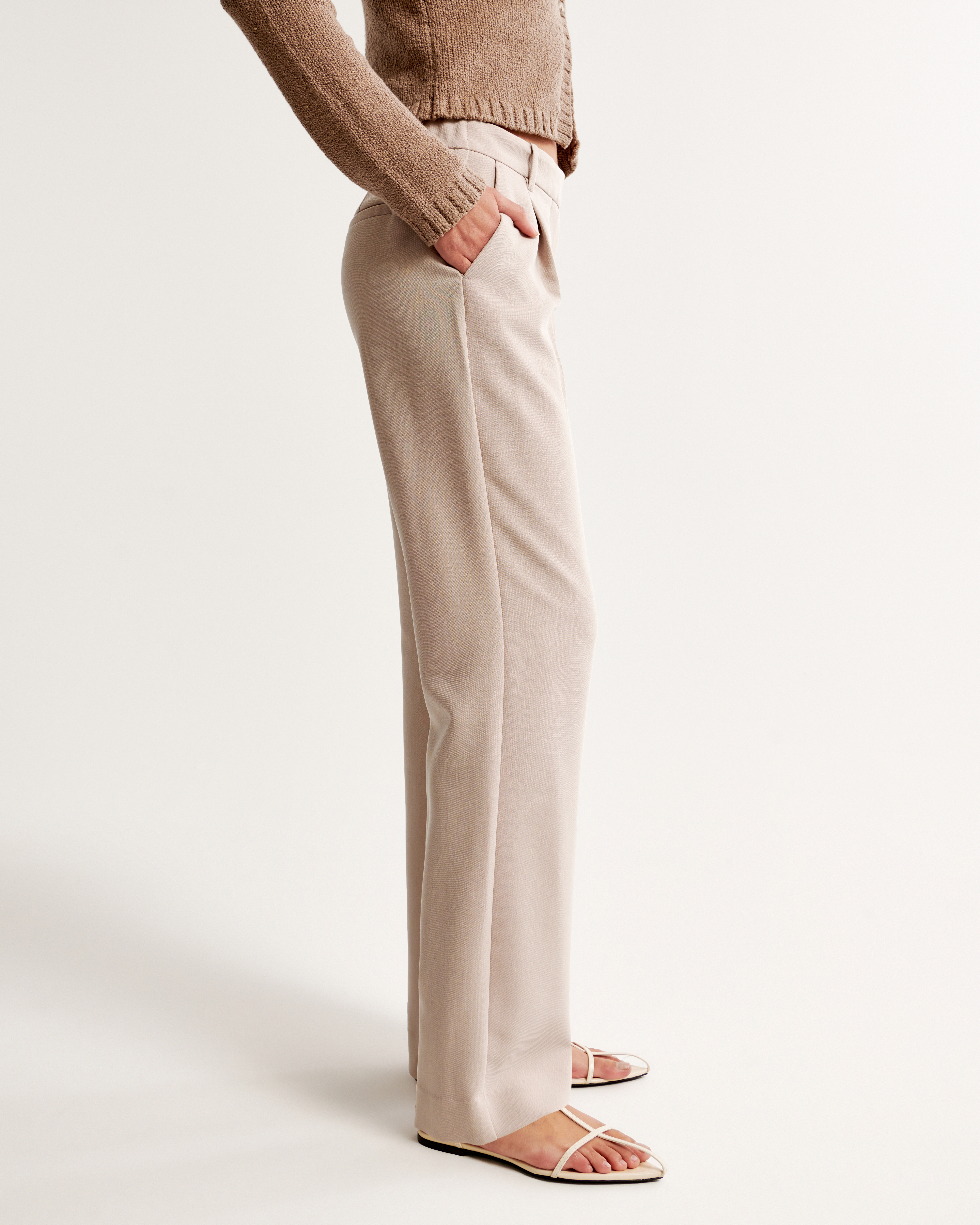Women's Mid Rise Tailored Straight Pant | Women's Bottoms