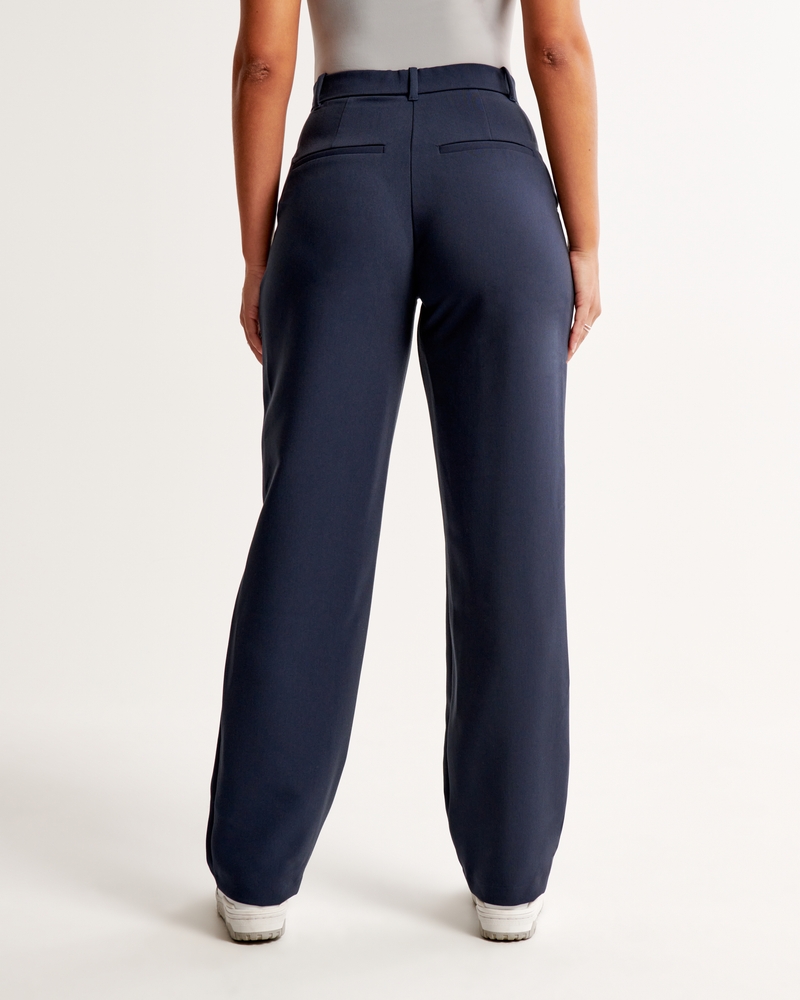Women's Curve Love Tailored Straight Pant