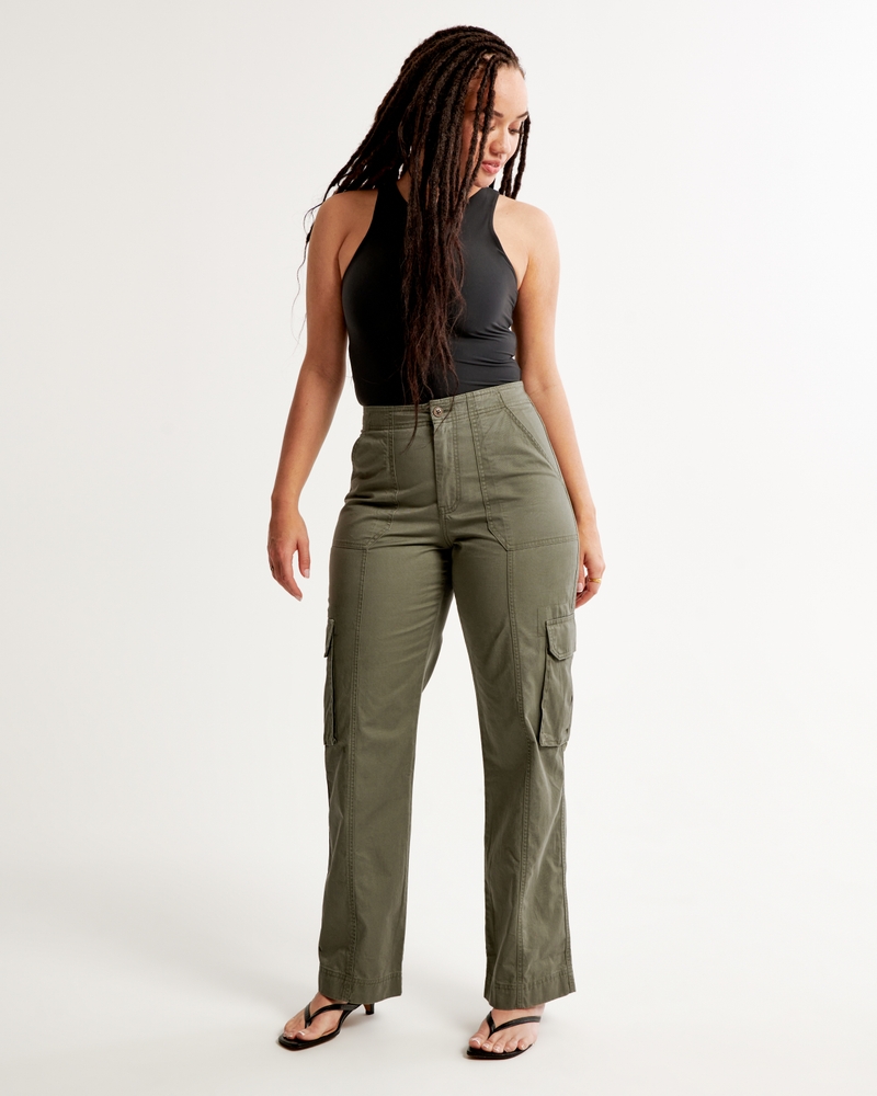 Dark green cargo pants