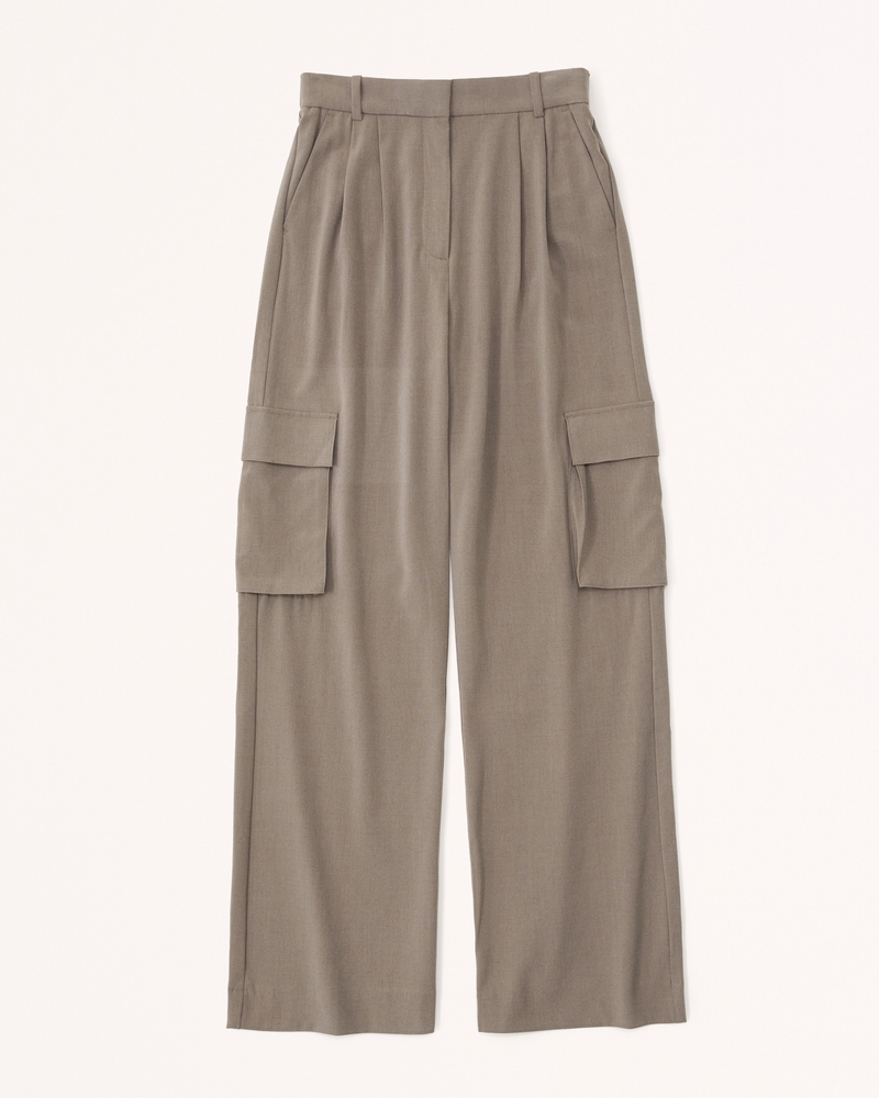 Women's A&F Sloane Lightweight Tailored Cargo Pant Women's Clearance
