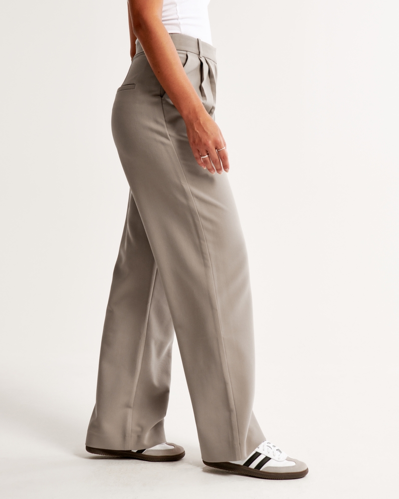 Women's Curve Love A&F Sloane Tailored Pant, Women's Clearance