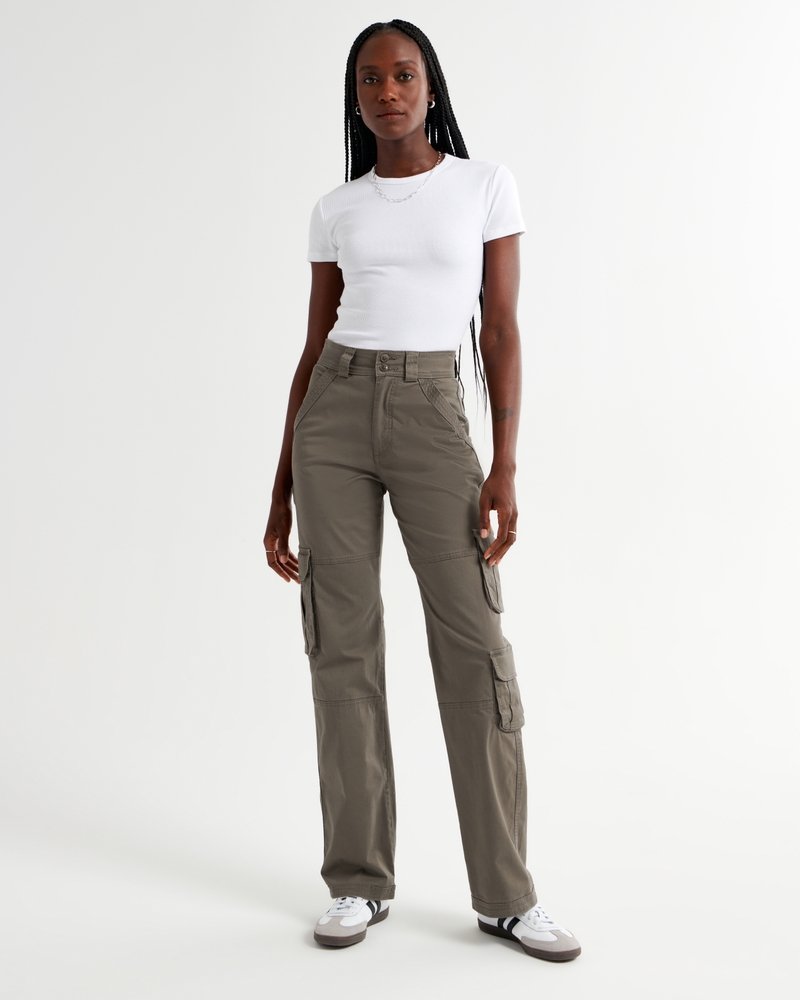 Women's Relaxed Cargo Pant | Women's Clearance | Abercrombie.com