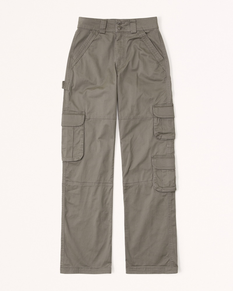 Women's Plus Size Relaxed Fit Cargo Pants 