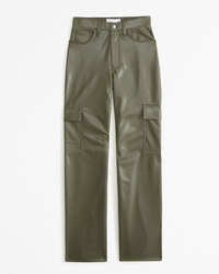 Vegan Leather Cargo 90s Relaxed Pant