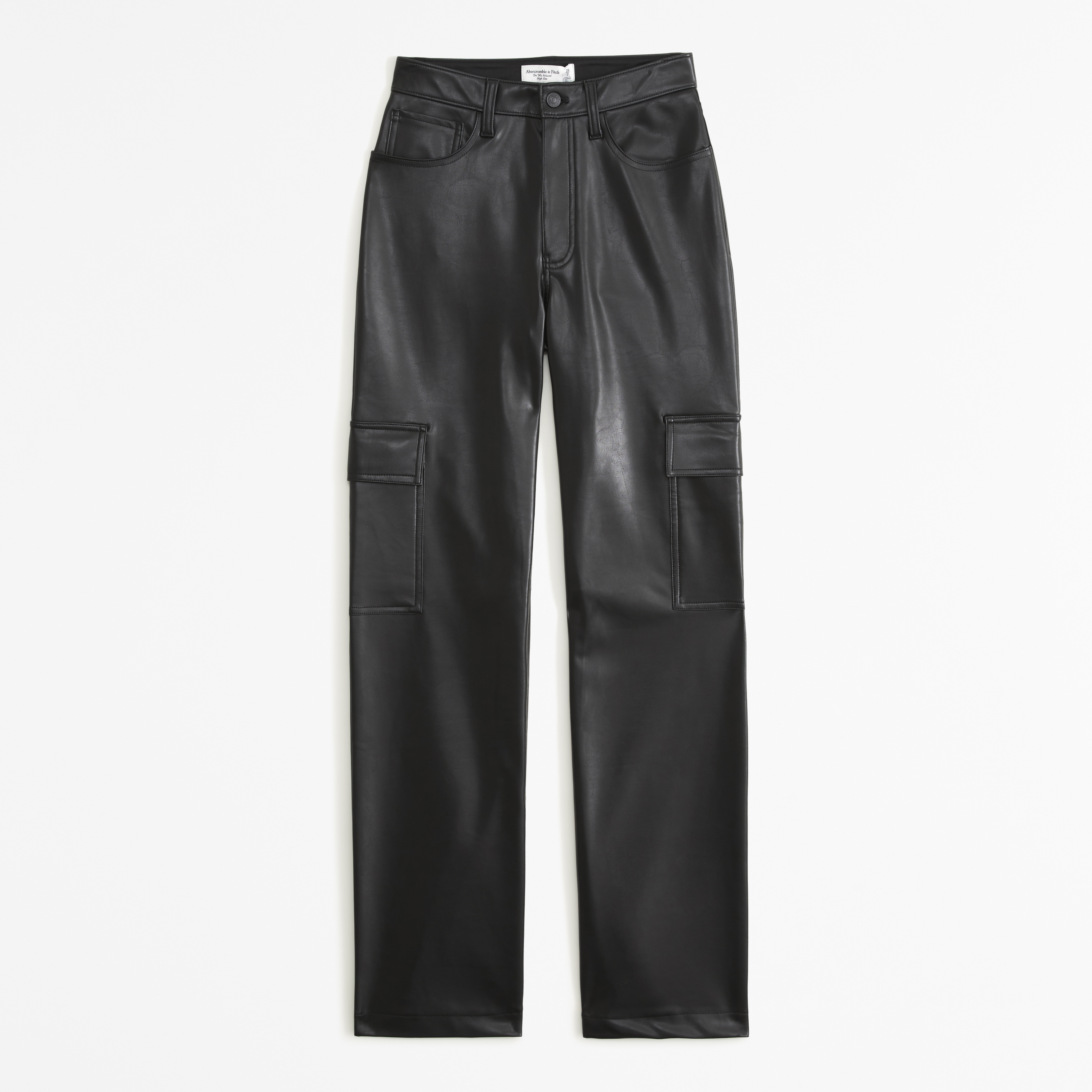 Women's Vegan Leather Cargo 90s Relaxed Pant | Women's Clearance 