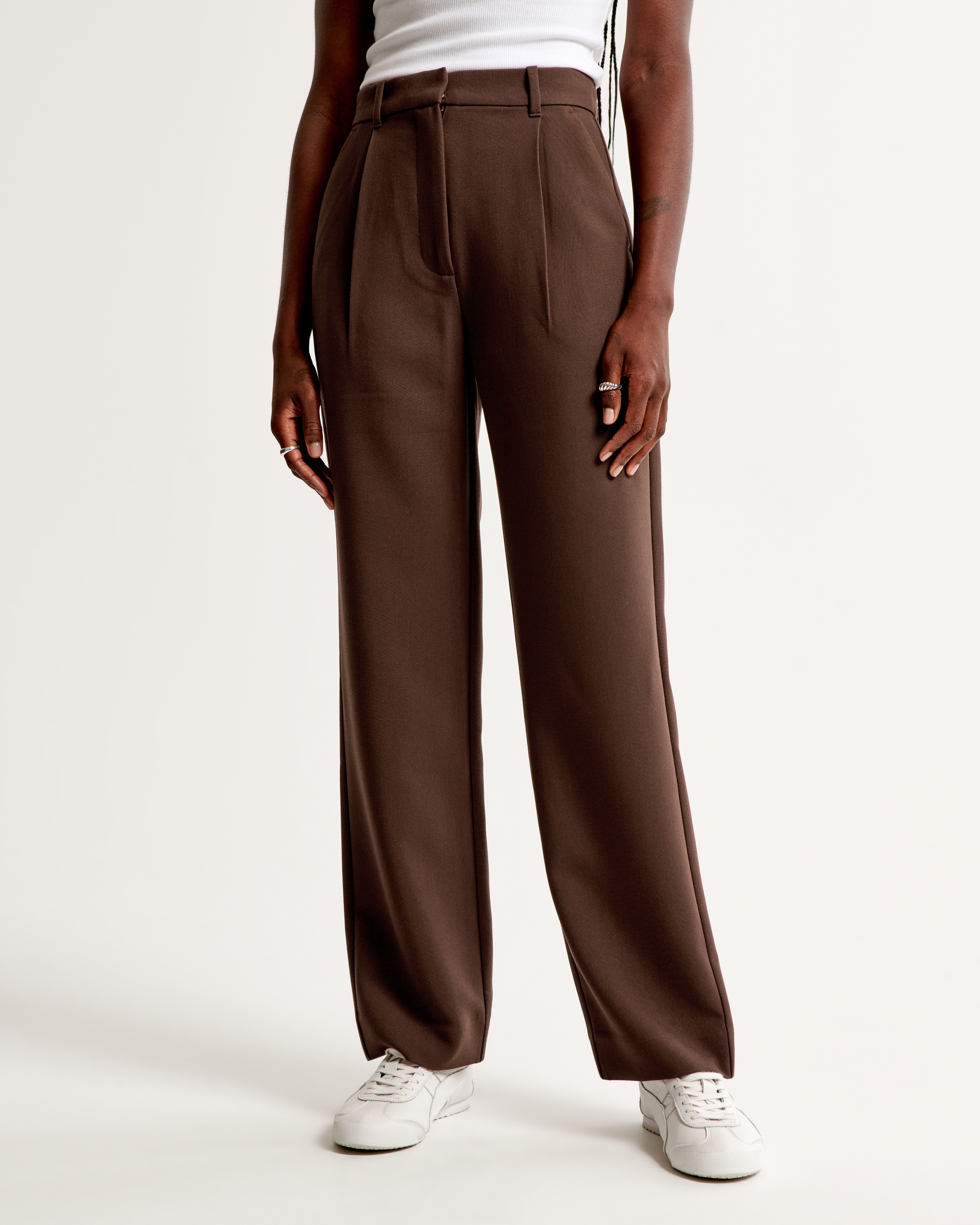 Women's Tailored Relaxed Straight Pant | Women's Clearance