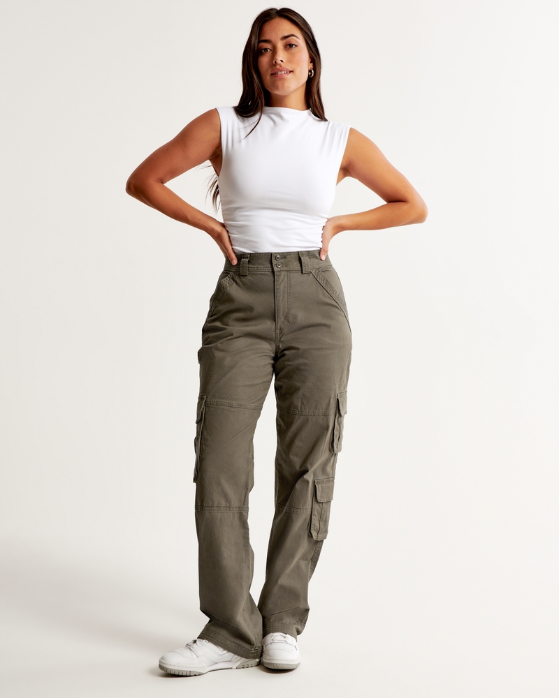 Women's Curve Love Relaxed Cargo Pant, Women's Clearance
