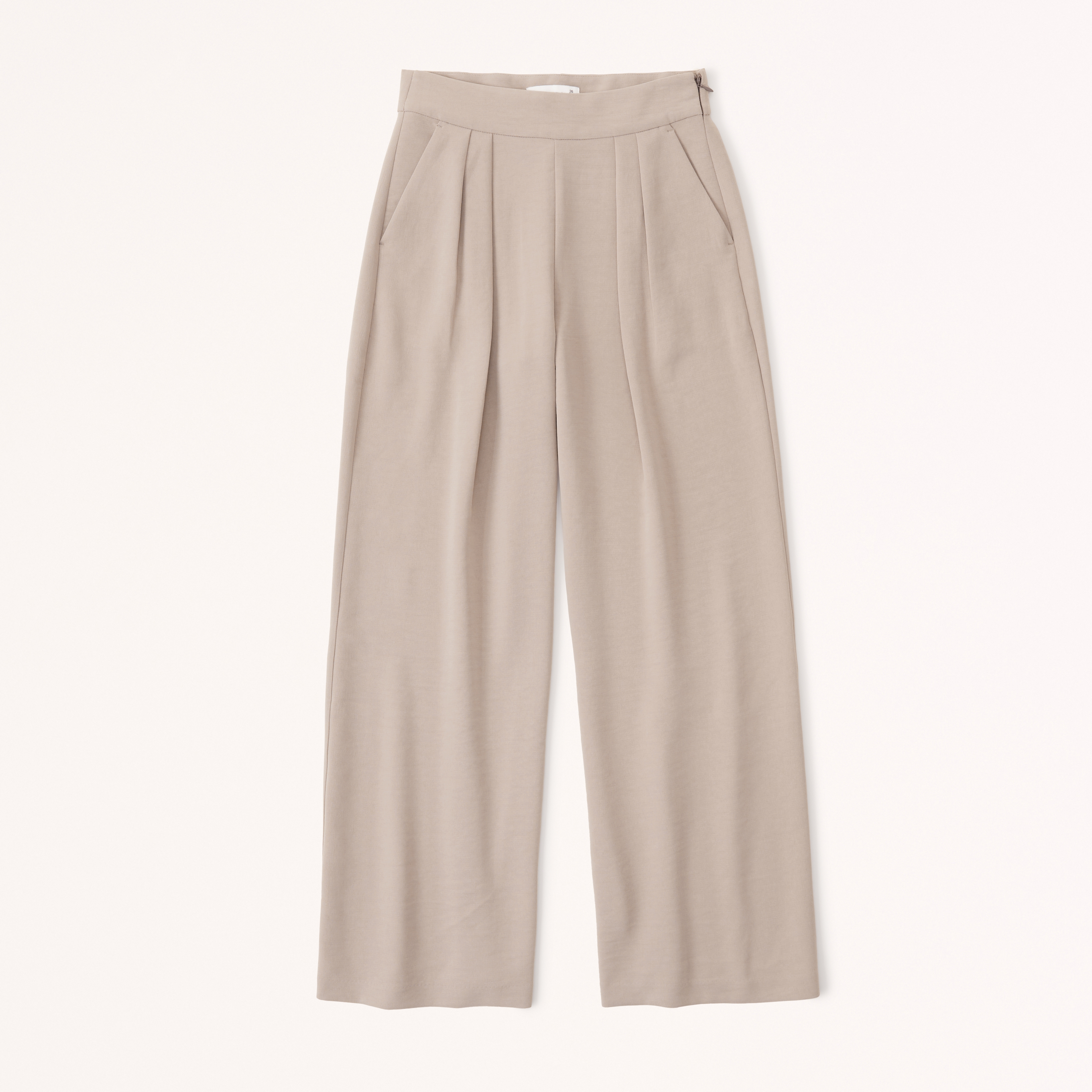 Crepe wide outlet leg pants