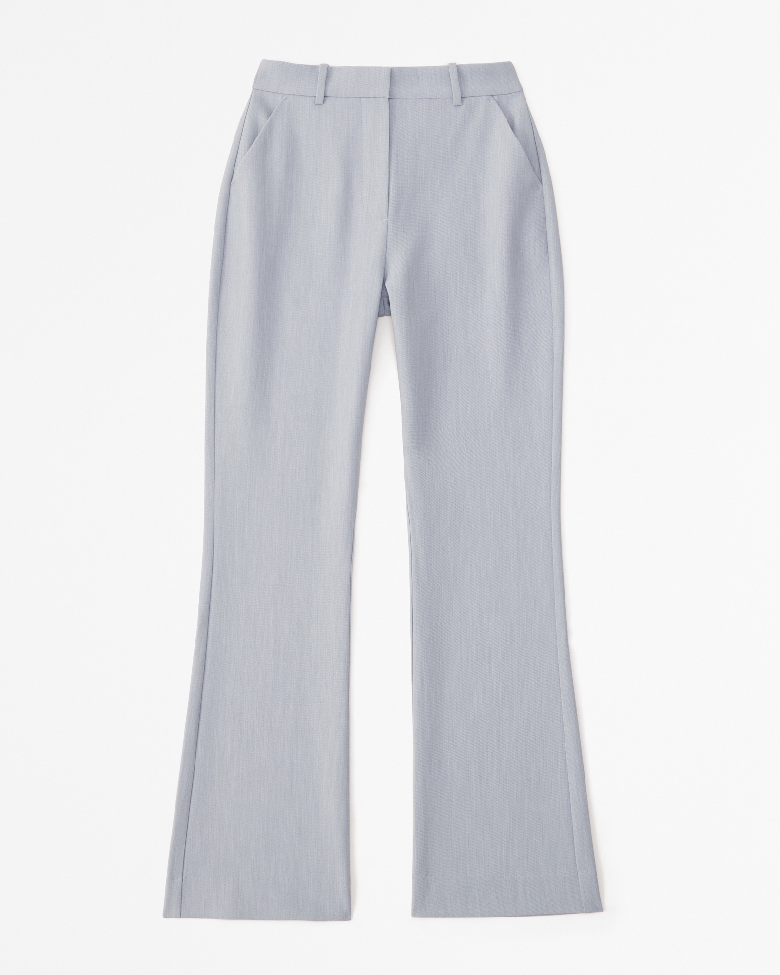 Light warm flare trousers