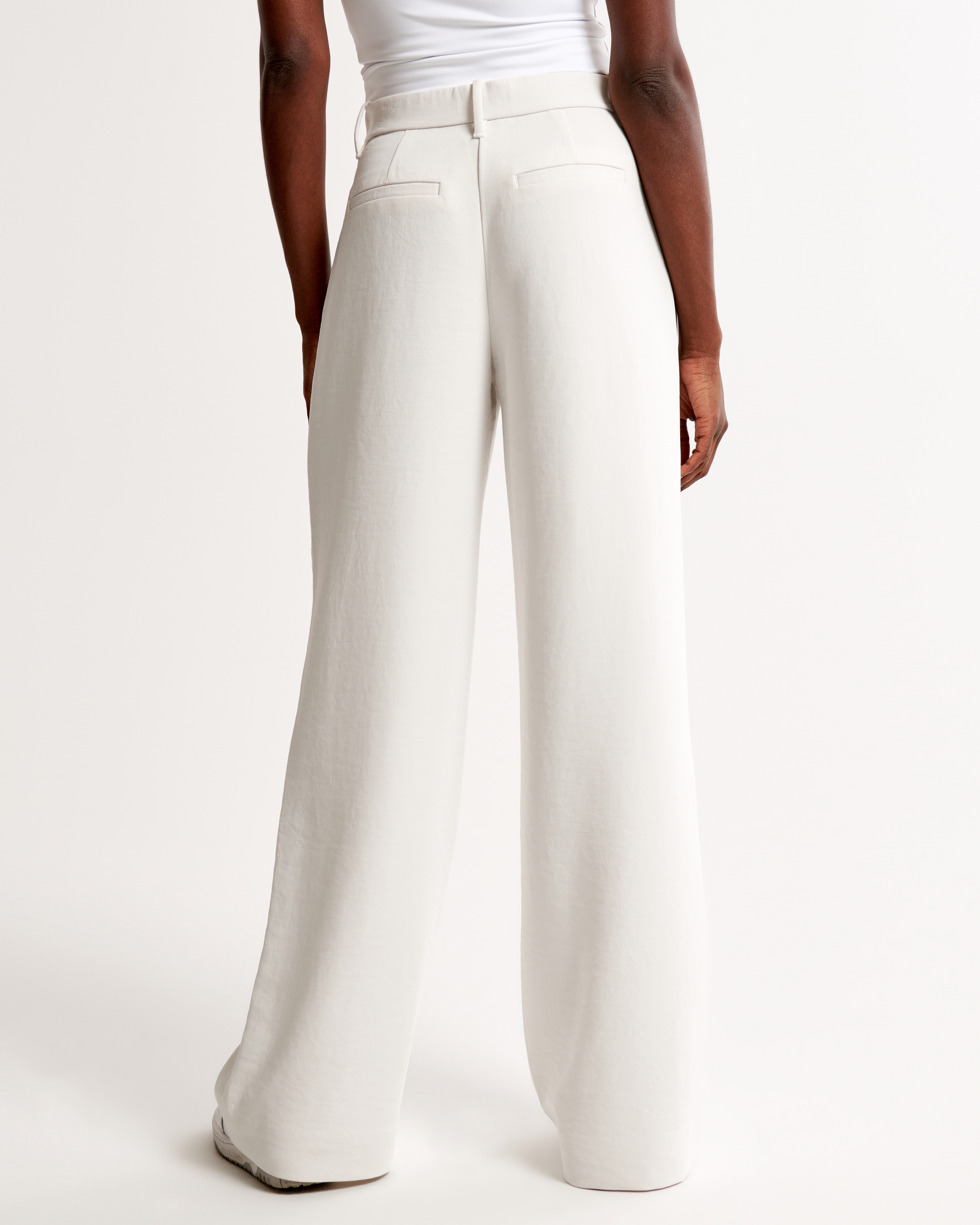 CrÃªpe Couture high-rise flared pants